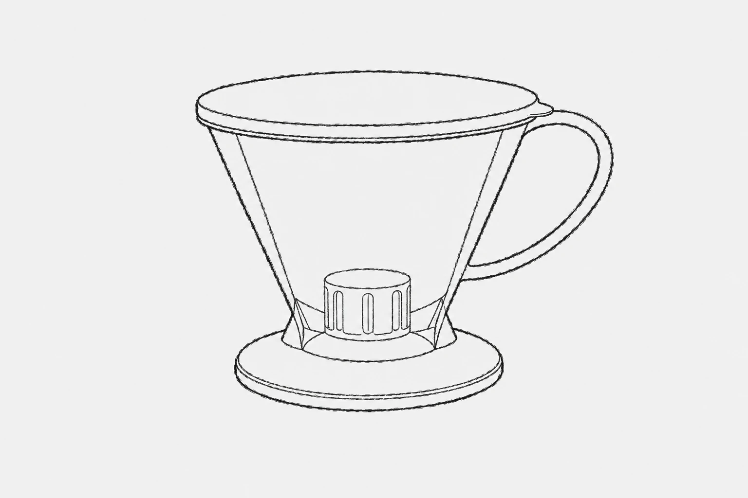 Clever Dripper 형태 도식